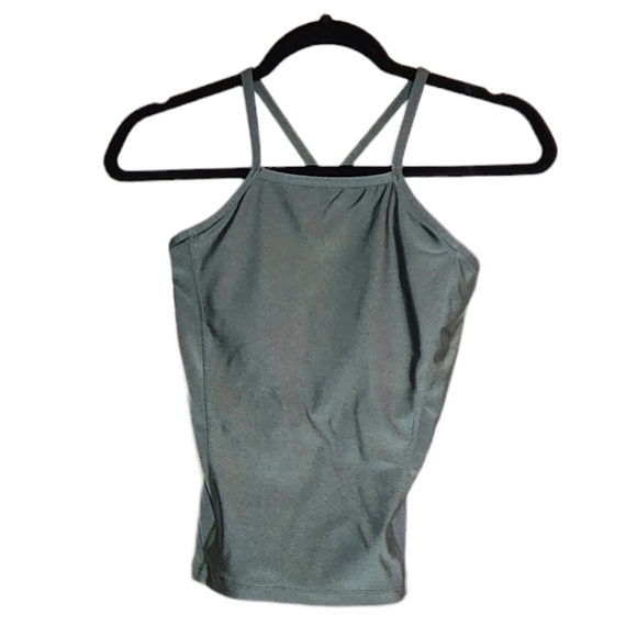 Albion Fit green sheen swim or active top. Size xs - Picture 1 of 11